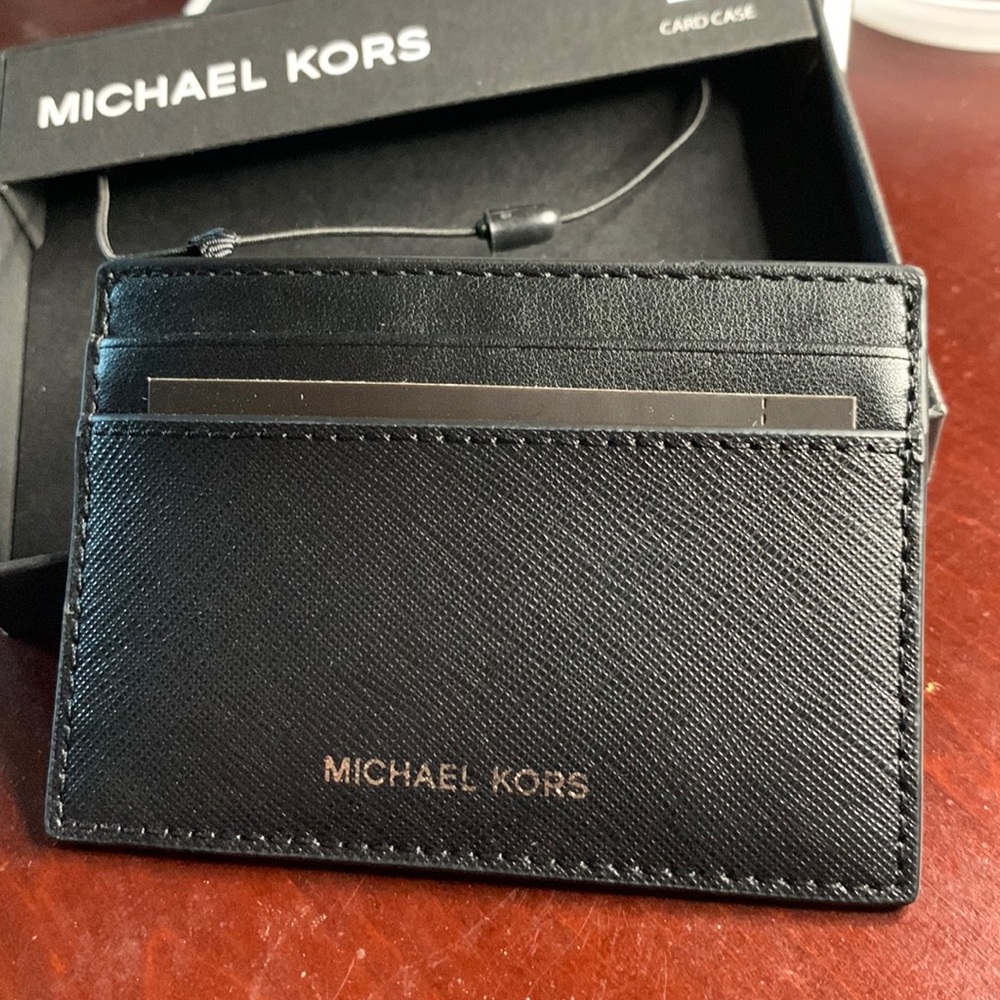 Mens Michael Kors Card Holder black